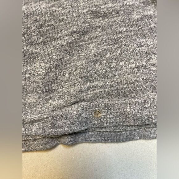 VINTAGE Gables Football 1971 Graphic T-shirt Women Large Gray 70s Single Stitch - Picture 3 of 9